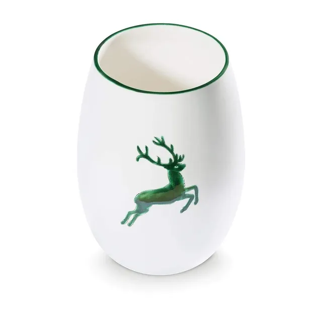 gmundner-keramik-vase-21-cm-gr3cener-hirsch-3cb7-keramikvase-handgemacht-in-36st image 1