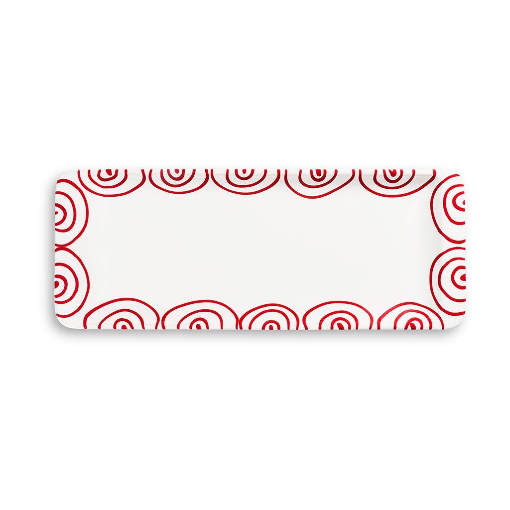 gmundner-keramik-stollenplatte-42-x-16-cm-rotgeflammt-handgemacht-in-sterreich image 2