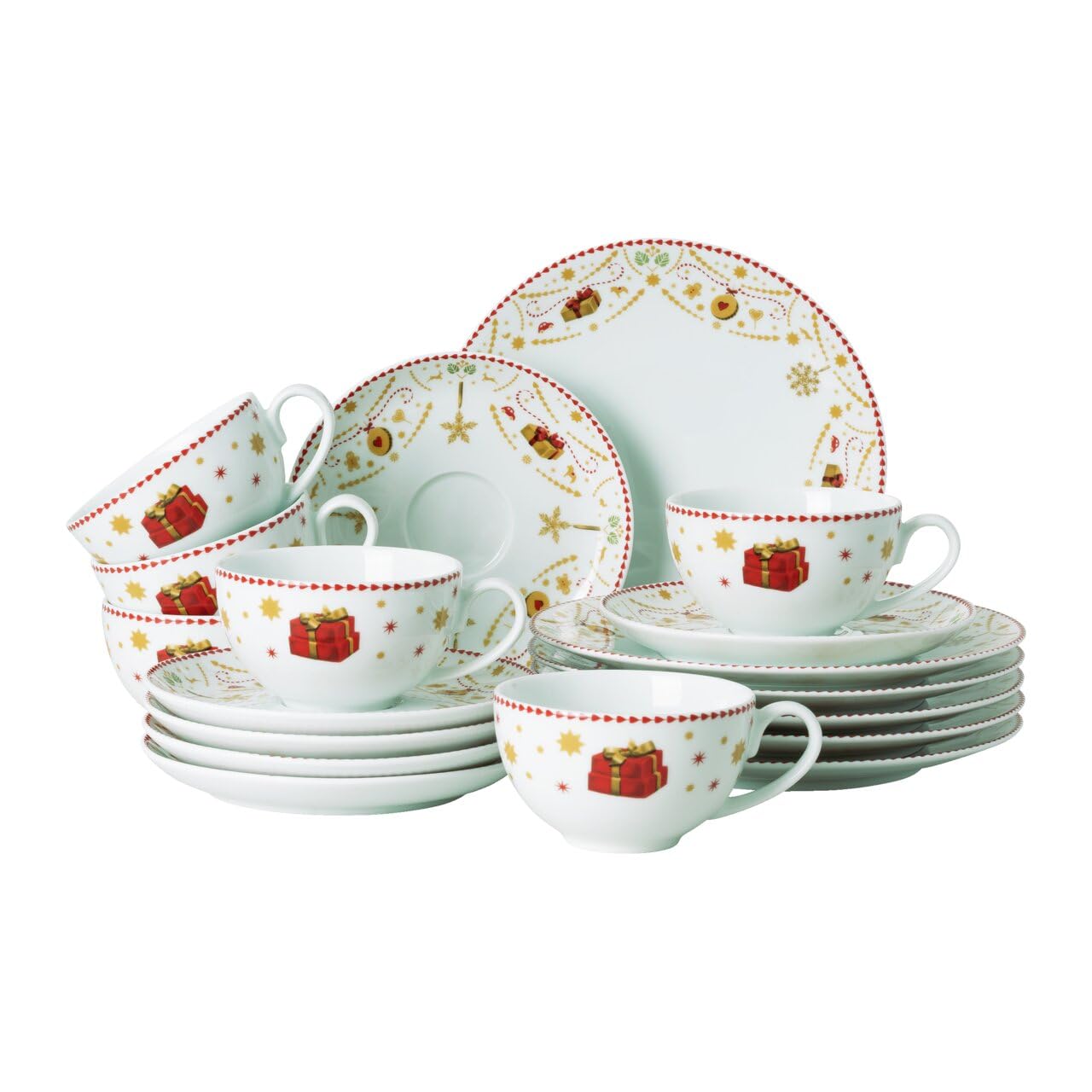 hutschenreuther-christmas-love-kaffeeset-18-teilig-kombi-porzellan-rot image 2