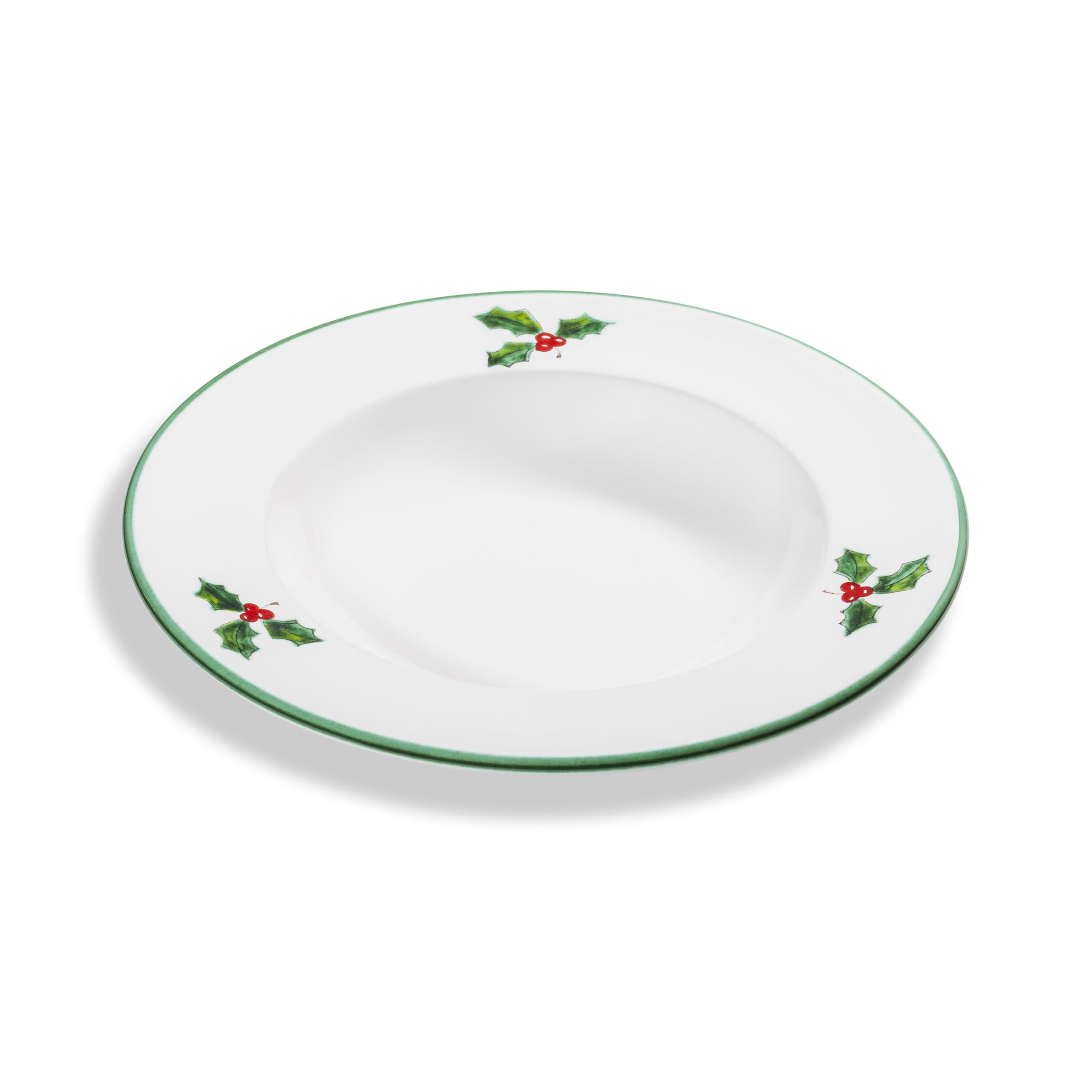 gmundner-keramik-winterbeere-suppenteller-gourmet-24-cm-handgemacht-in-sterreich image 1
