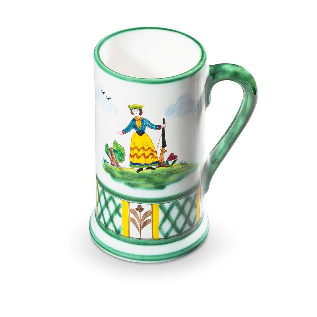 gmundner-keramik-bierkrug-0-3-liter-jagd image 1