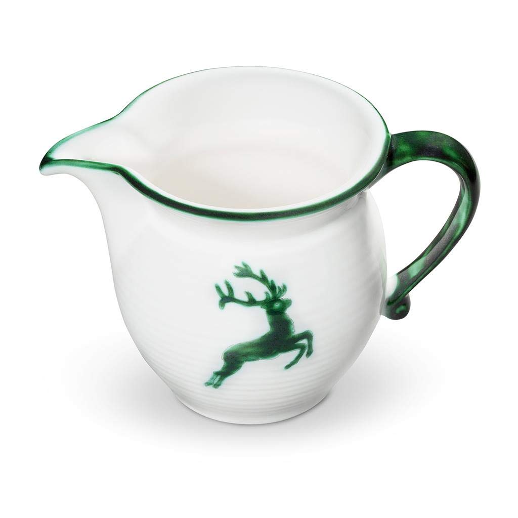 gmundner-keramik-milchgie-er-glatt-0-5-liter-gr-ner-hirsch-handgemacht-in-sterre image 1