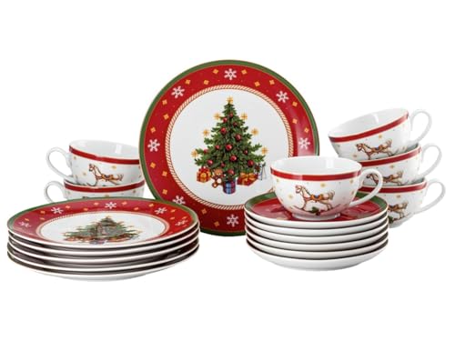 hutschenreuther-happy-wintertime-kaffeeset-kombi-18-teilig-porzellan-rot-gr-n image 2