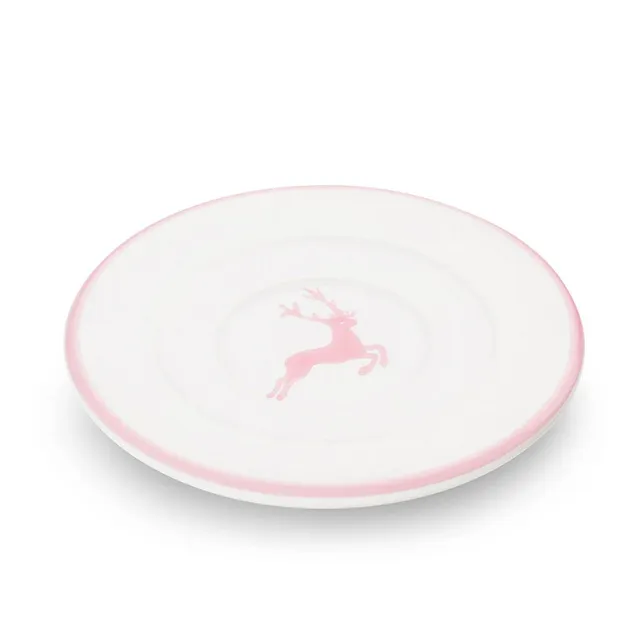 gmundner-keramik-rosa-hirsch-untertasse-espresso-11-cm-handgemacht-in-austria image 1