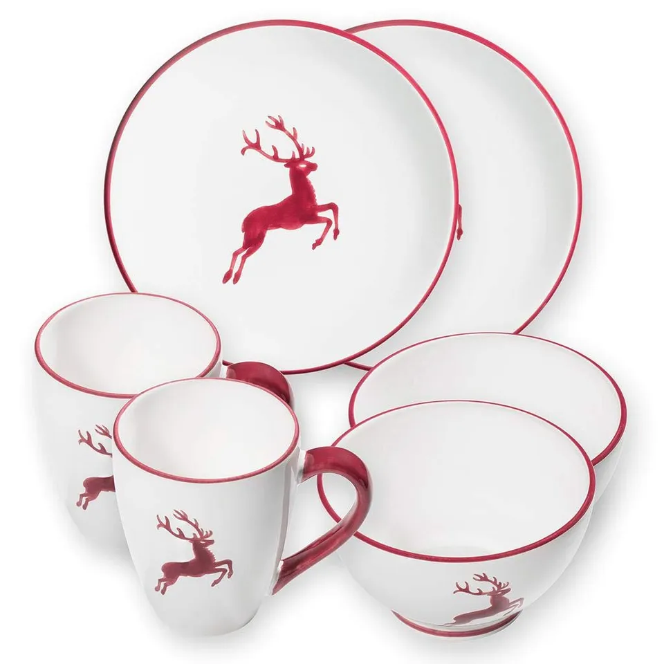 gmundner-keramik-bordeauxroter-hirsch-h-ttenfr-hst-ck-f-r-2-6-teilig-fr-hst-ckss image 1