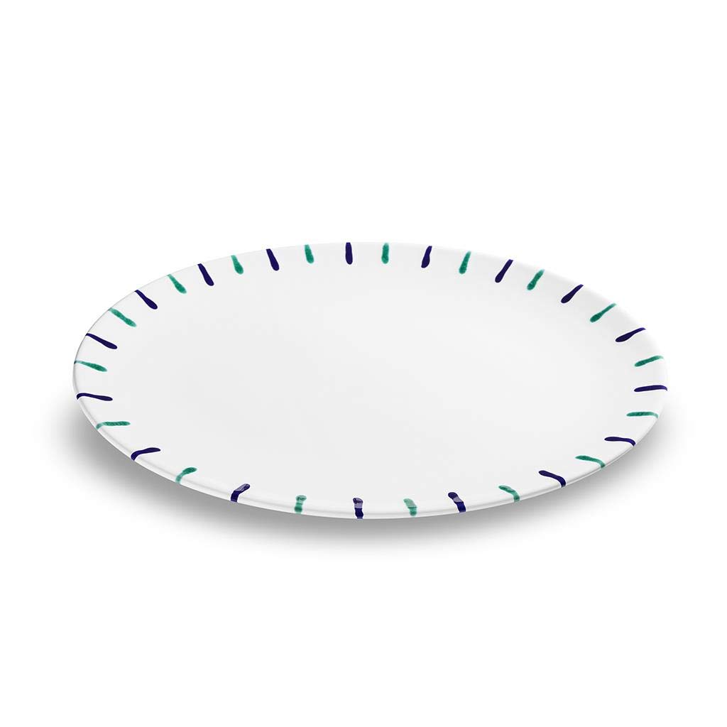 gmundner-keramik-platte-oval-traunsee-33-x-26-cm-handgemacht-in-sterreich image 1
