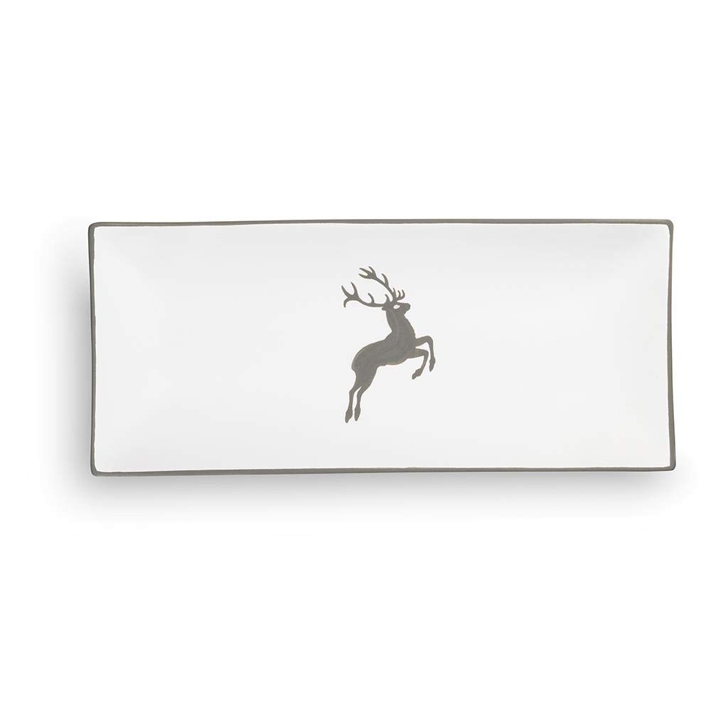 gmundner-keramik-platte-rechteckig-36x15x2-8-cm-grauer-hirsch image 2