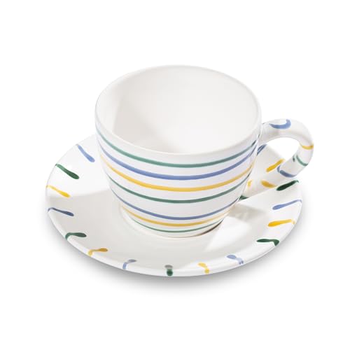 gmundner-keramik-buntgeflammt-teetasse-maxima-mit-unterteller-handgemacht-in-ste image 5