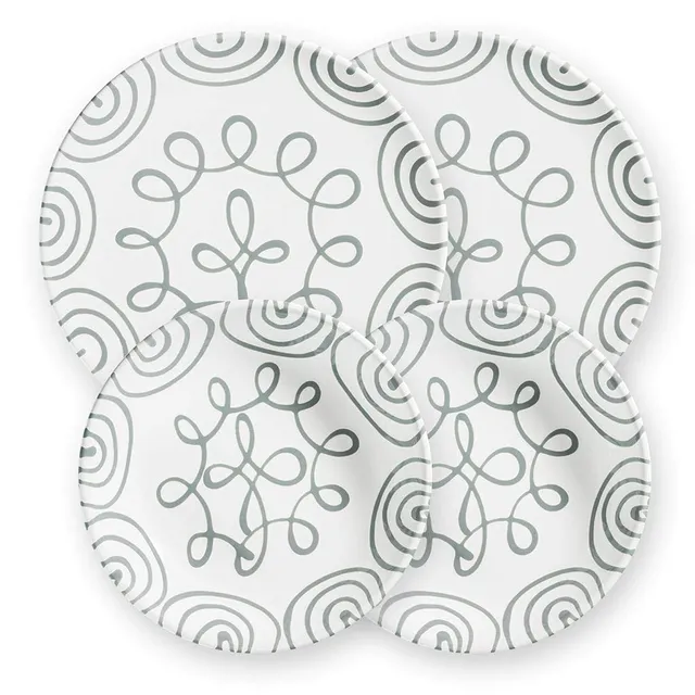 gmundner-keramik-dinner-for-two-classic-geschirrset-graugeflammt-2-x-suppentelle image 1