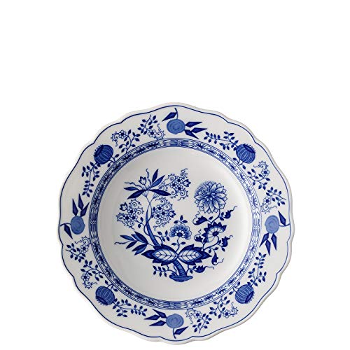 hutschenreuther-blau-zwiebelmuster-suppenteller-mit-fahne-23-cm-porzellan image 2