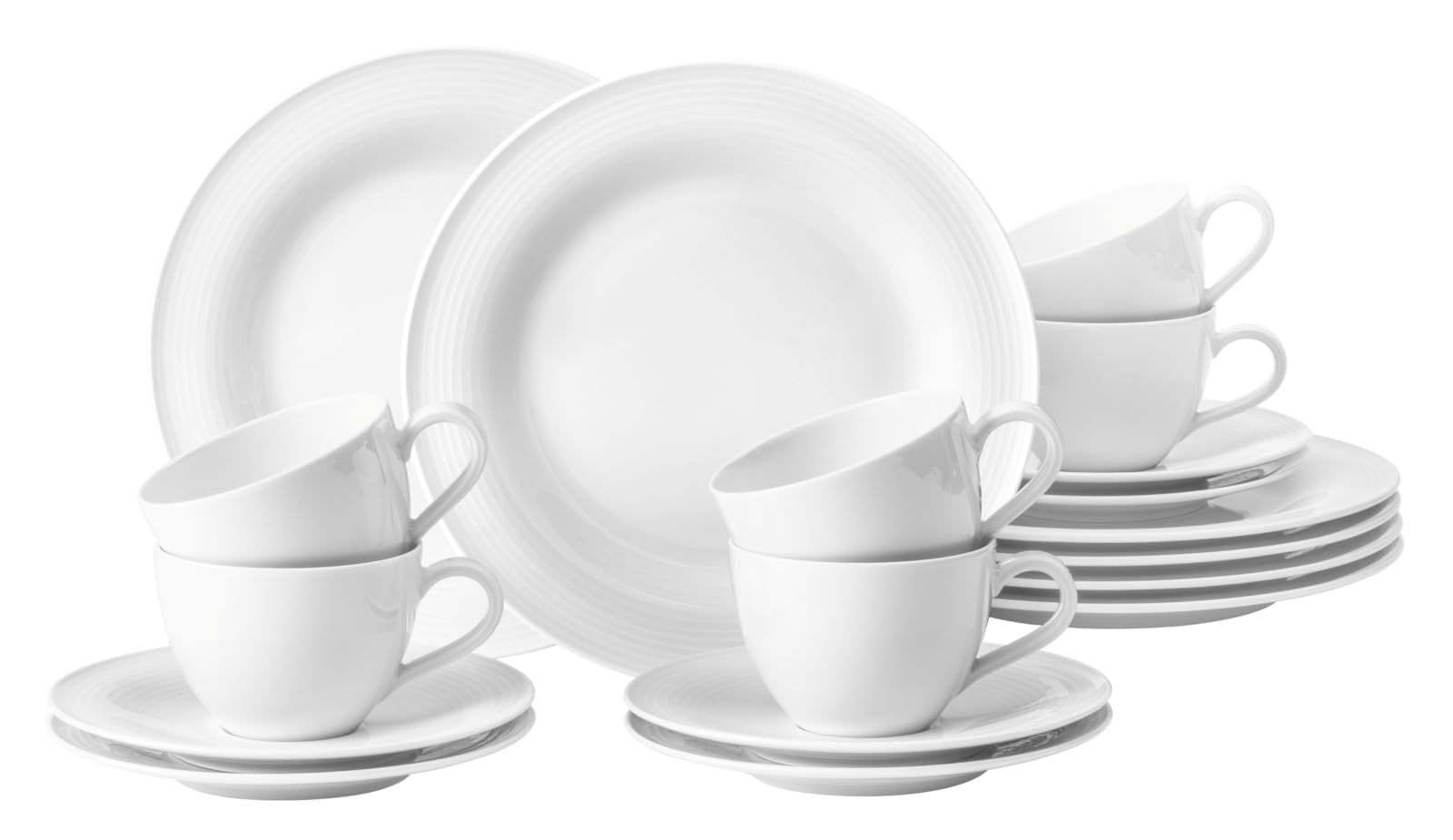 seltmann-weiden-beat-kaffeeservice-18-teilig-wei5f9-mit-rillenrelief image 1