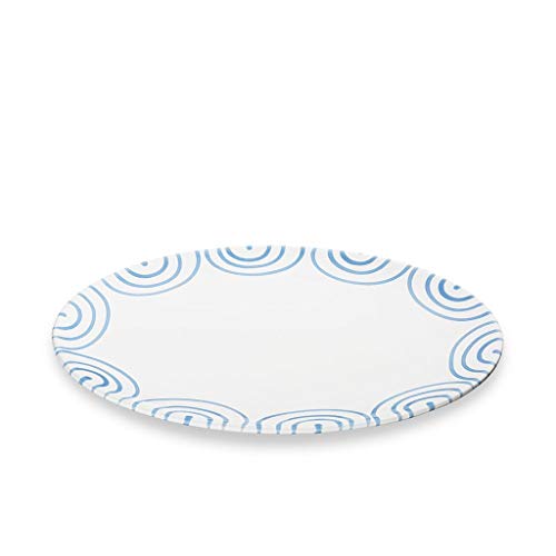 gmundner-keramik-platte-oval-28-x-21-x-2-3-cm-blaugeflammt-handgemacht-in-sterre image 3