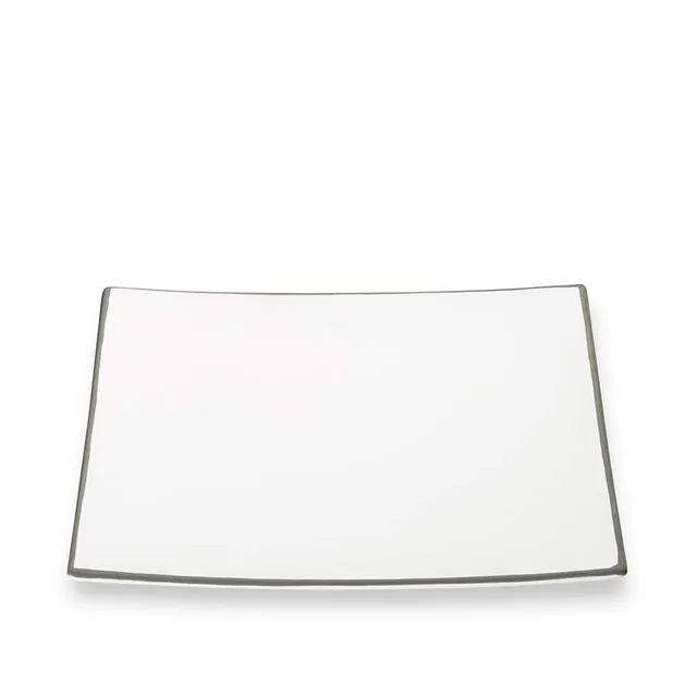 gmundner-keramik-dessertteller-grauer-rand-20-cm-handgemacht-in-sterreich image 1