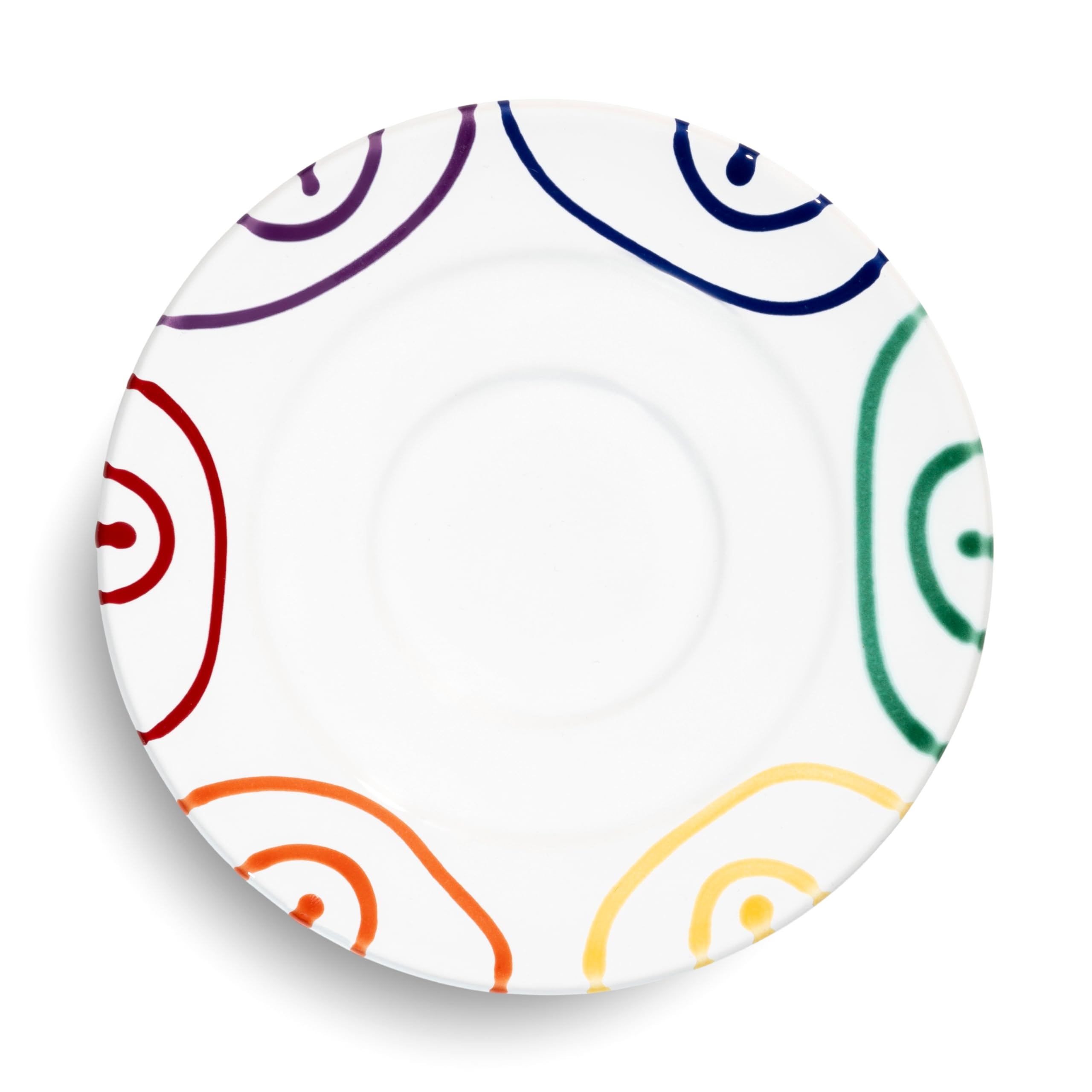 gmundner-keramik-regenbogen-unterteller-kaffee-gourmet-0-16-cm image 2