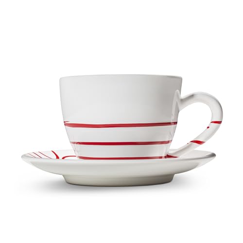 gmundner-keramik-pur-geflammt-rot-teetasse-maxima-mit-unterteller image 6
