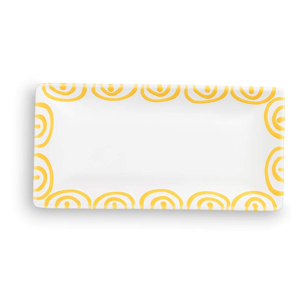 gmundner-keramik-snackschale-gelbgeflammt-22-x-11-cm-handgemacht-in-sterreich image 2