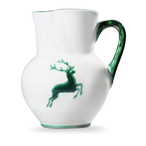 gmundner-keramik-krug-wiener-form-1-5-liter-gr-ner-hirsch image 5