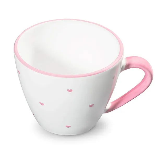 gmundner-keramik-kaffeetasse-gourmet-herzerl-rosa-0-2-liter image 1