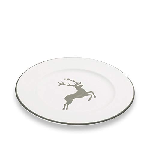 gmundner-keramik-dessertteller-gourmet-18-cm-grauer-hirsch image 3