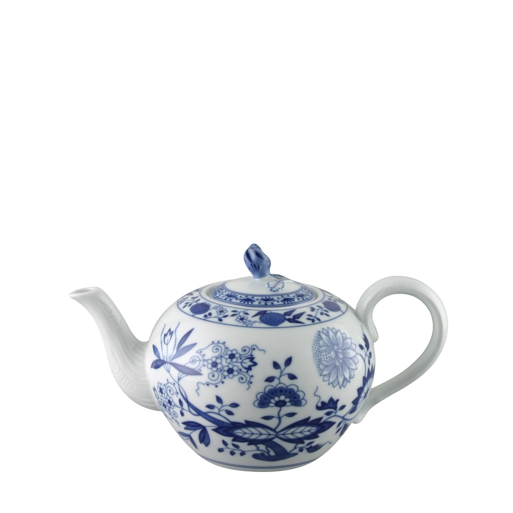hutschenreuther-zwiebelmuster-teekanne-1-35-liter-f3er-12-personen-blau image 1