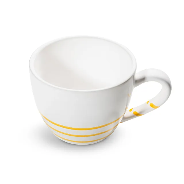 gmundner-keramik-pur-geflammt-gelb-teetasse-maxima-382-ml-handgefertigt image 1