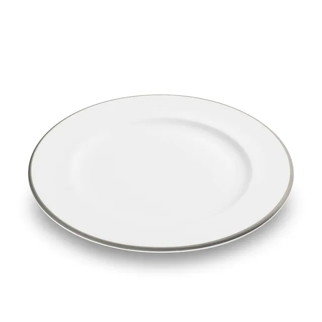 gmundner-keramik-dessertteller-gourmet-22-cm-grauer-rand-handgemacht-in-sterreic image 1