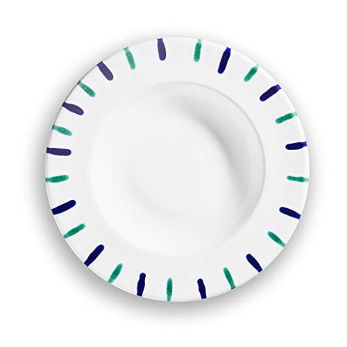 gmundner-keramik-suppenteller-gourmet-24-cm-traunsee-2-geschirr-handgemacht-in-d image 7