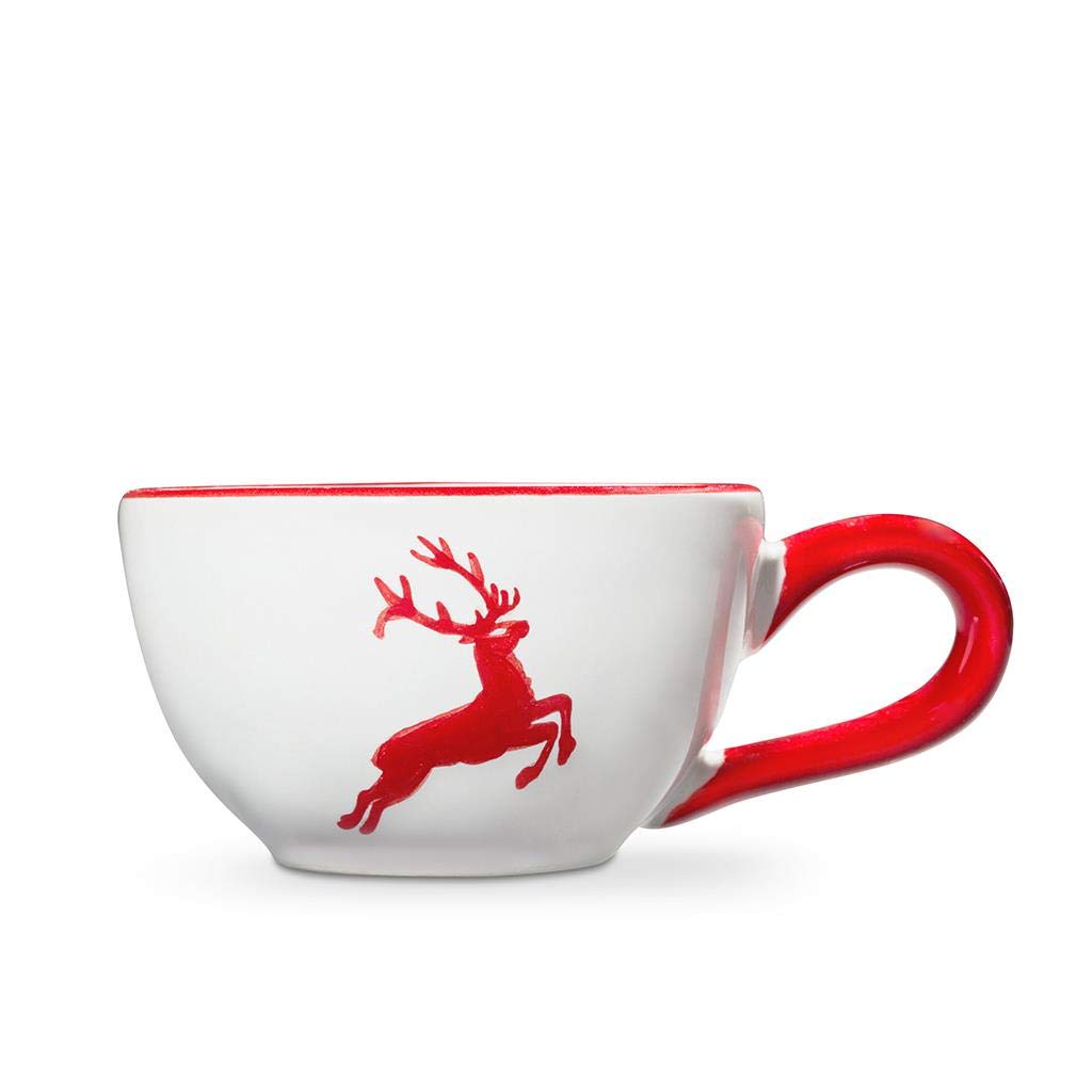 gmundner-keramik-mokkatasse-rubinroter-hirsch-60-ml image 2