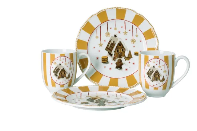 hutschenreuther-christmas-love-beige-set-4-teilig-2x-teller-22-cm-2x-becher-0-40 image 1