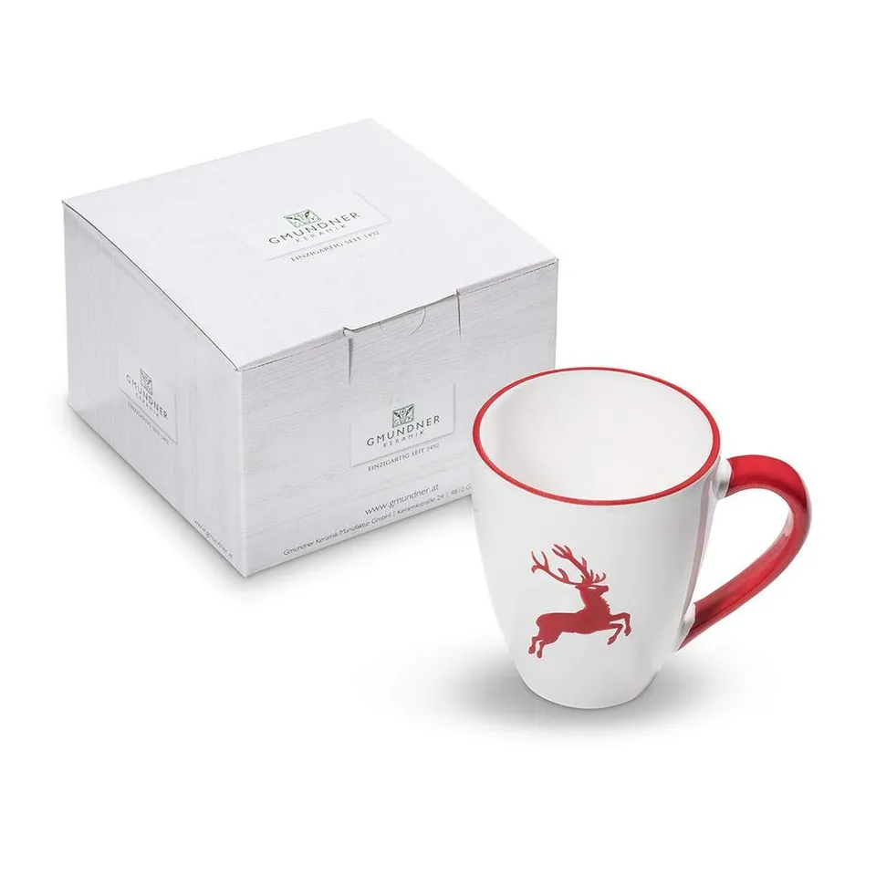 gmundner-keramik-fr-hst-cksbecher-max-0-3-liter-rubinroter-hirsch-handgemacht-in image 1