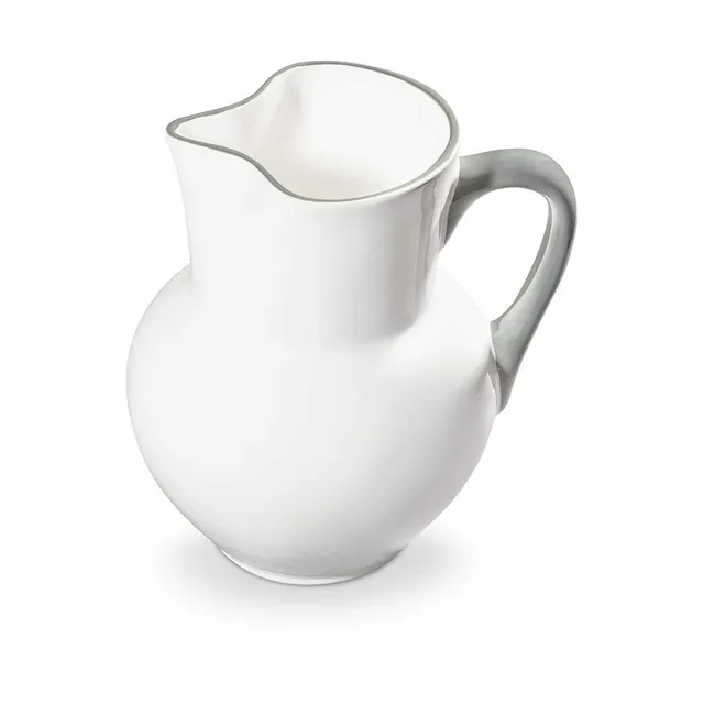 gmundner-keramik-krug-wiener-form-1-5-liter-grauer-rand image 1