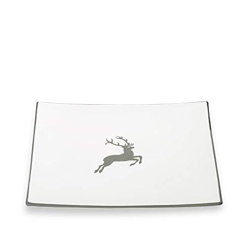 gmundner-keramik-speiseteller-26-cm-grauer-hirsch image 3