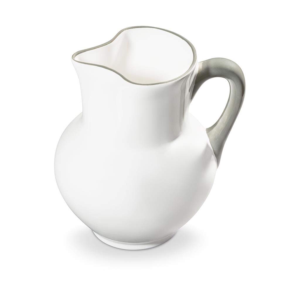 gmundner-keramik-krug-wiener-form-1-liter-grauer-rand-handgemacht-in-sterreich image 1