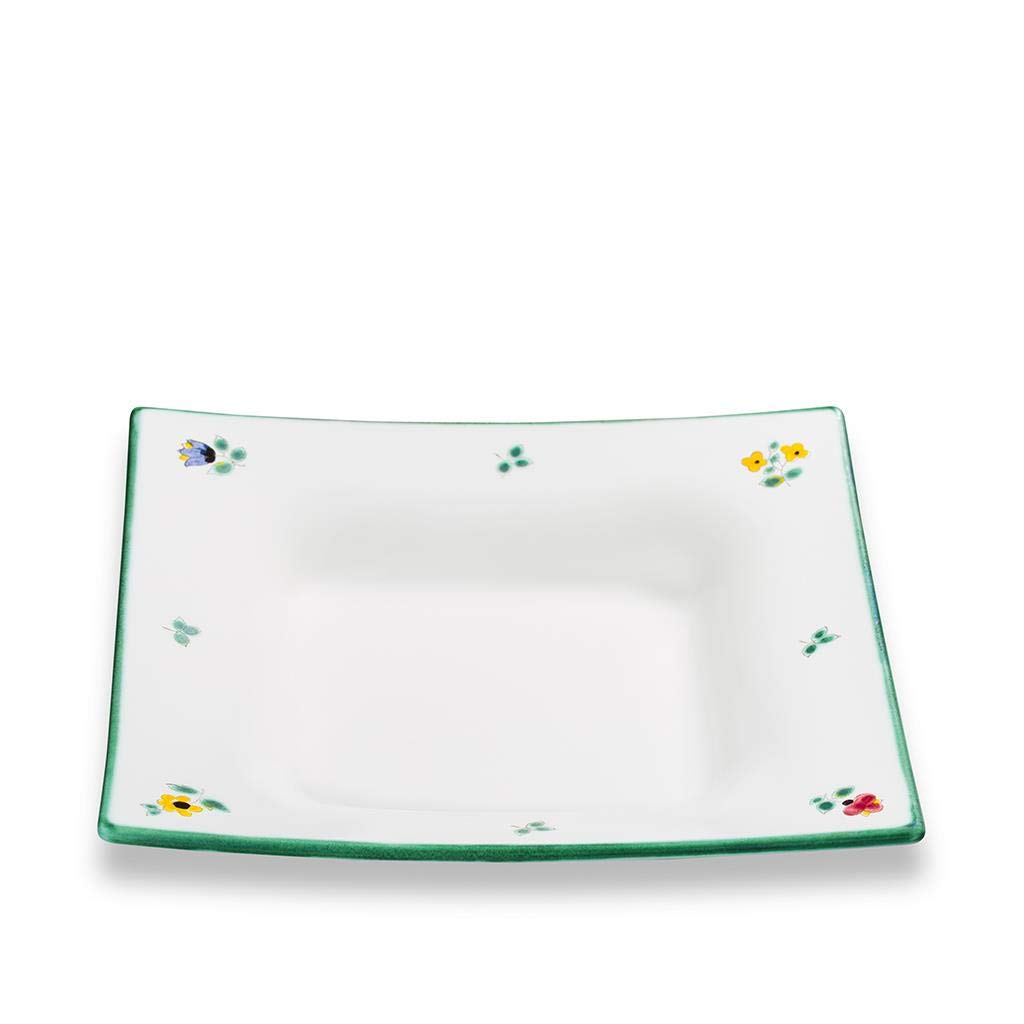 gmundner-keramik-suppenteller-20-x-20-x-4-2-cm-streublumen image 1