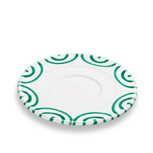 gmundner-keramik-unterteller-cappuccino-gourmet-14-cm-gr-ngeflammt-handgemacht-i image 3