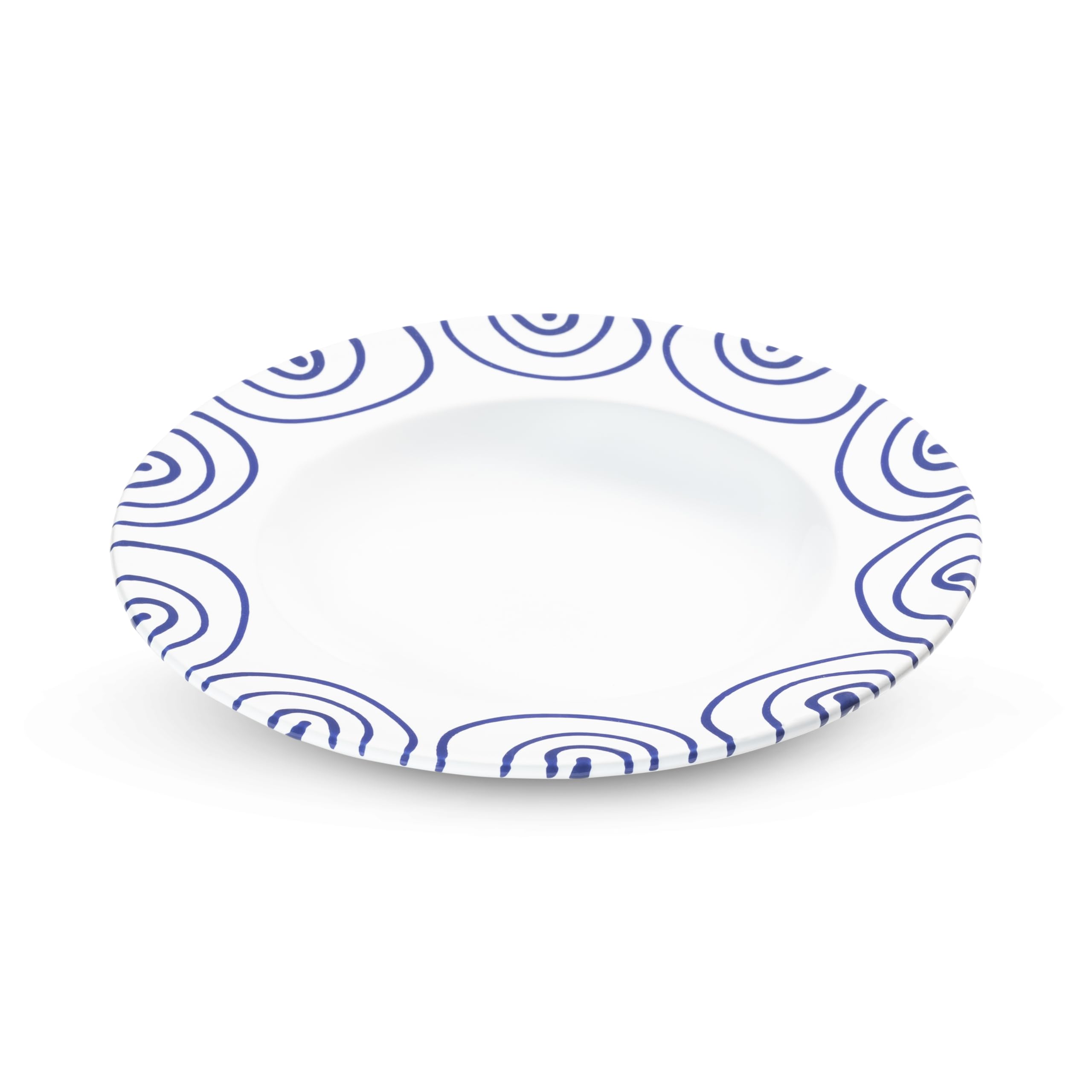 gmundner-keramik-dunkelblaugeflammt-suppenteller-gourmet-24-cm image 1