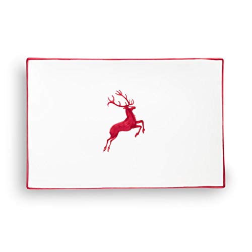 gmundner-keramik-platte-rechteckig-30-x-20-cm-bordeauxroter-hirsch image 4