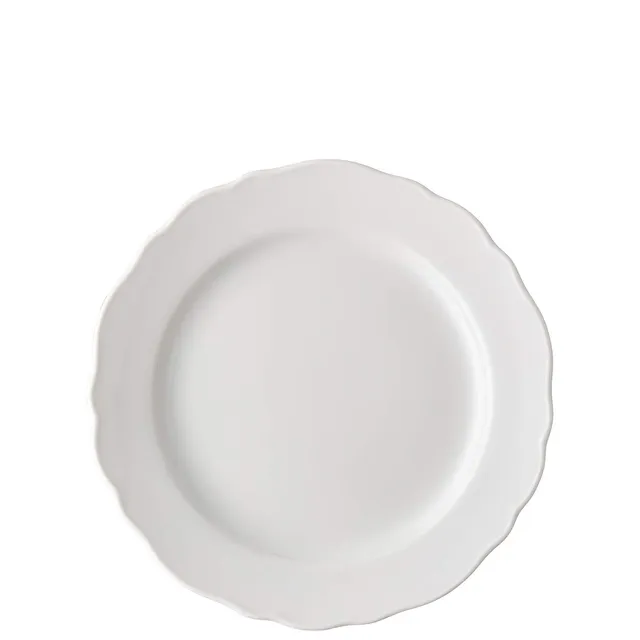 hutschenreuther-maria-theresia-weiss-fahne-speiseteller-25-cm image 1