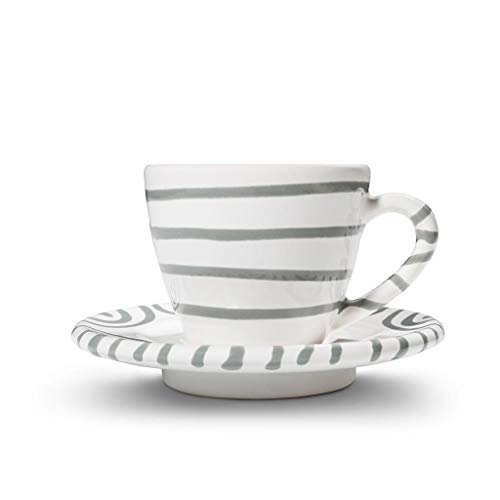 gmundner-keramik-espresso-for-you-gourmet-kaffeeset-2-teilig-graugeflammt-handge image 6