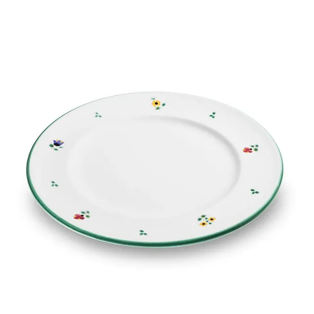 gmundner-keramik-speiseteller-gourmet-27-cm-streublumen-handgemacht-in-sterreich image 1