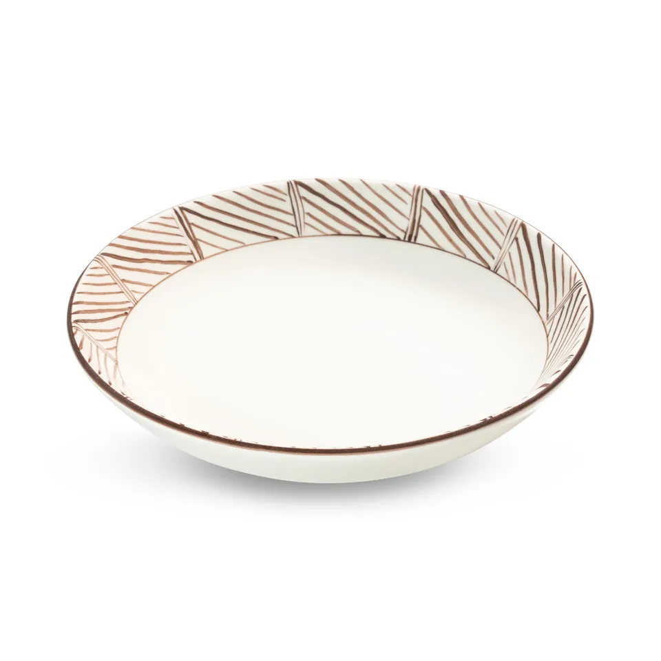 gmundner-keramik-namib-braun-suppenteller-cup-20cm-handgemacht-in-sterreich image 1