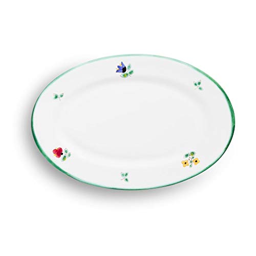gmundner-keramik-platte-oval-streublumen-21-x-14-cm-handgemacht-in-sterreich image 4