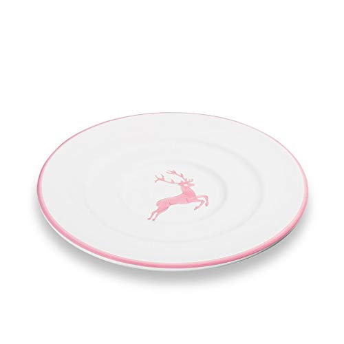 gmundner-keramik-rosa-hirsch-unterteller-kaffee-gourmet-16-cm image 3