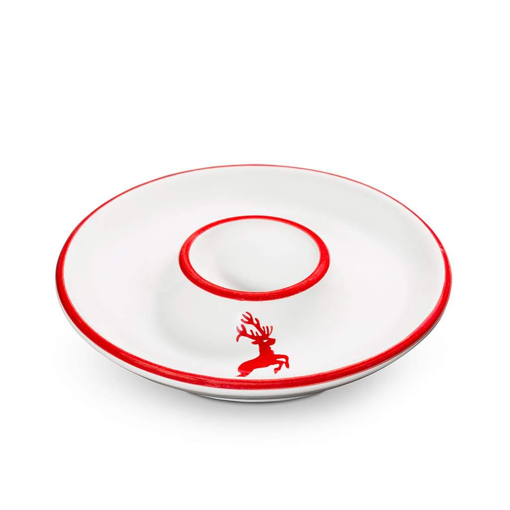 gmundner-keramik-eierbecher-glatt-12-cm-bordeauxroter-hirsch-handgemacht image 5