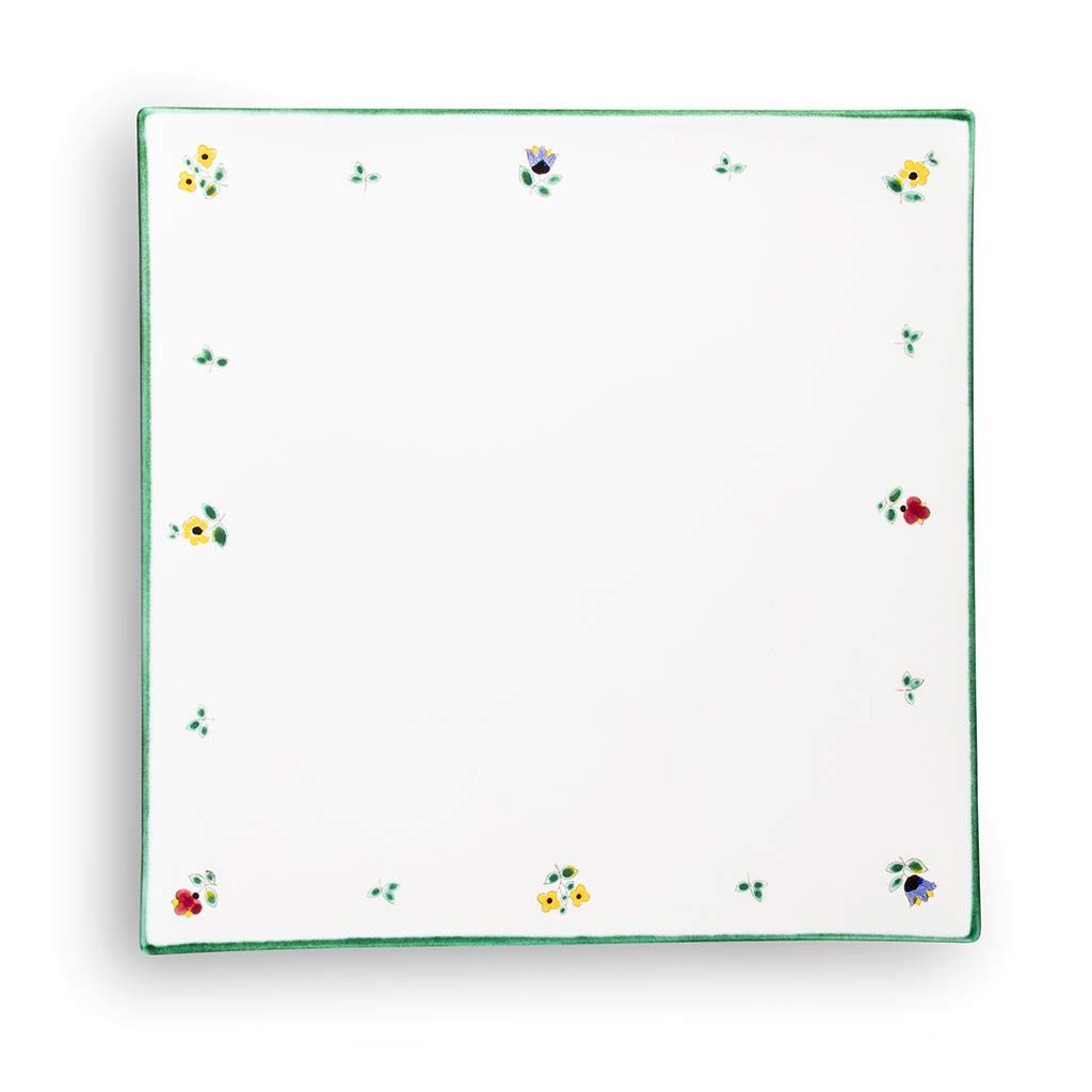 gmundner-keramik-platzteller-eckig-31-x-31-cm-streublume image 2