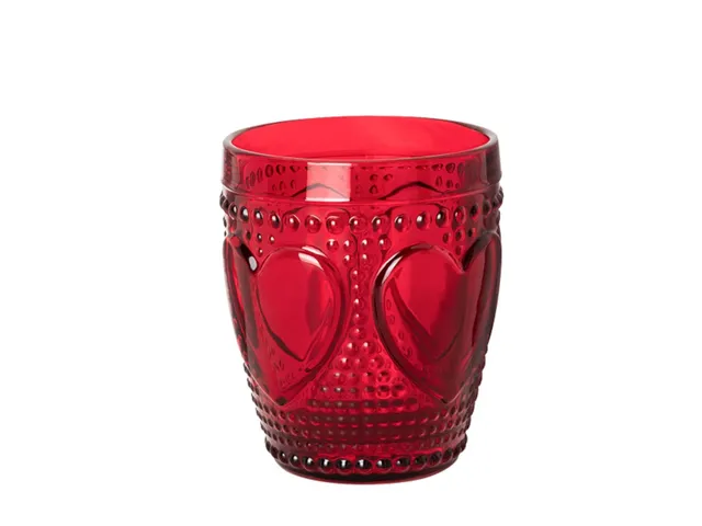 hutschenreuther-christmas-love-glasbecher-10-cm-rot-beige image 1