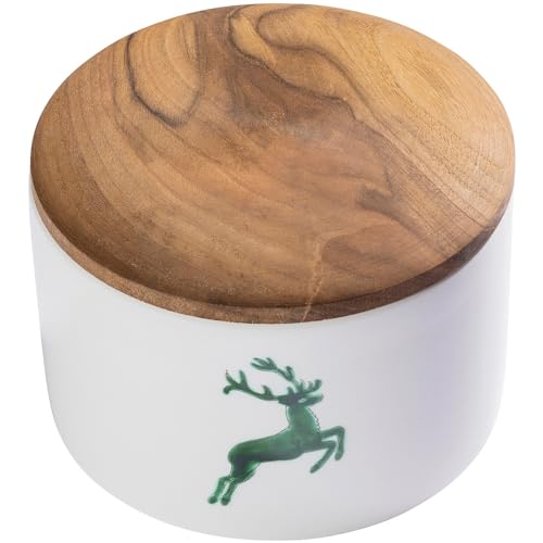 gmundner-keramik-grfcner-hirsch-vorratsdose-mit-holzdeckel image 5