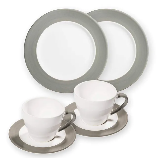 gmundner-keramik-gourmet-breakfast-for-two-set-variation-grau-d3-6-teilig image 1