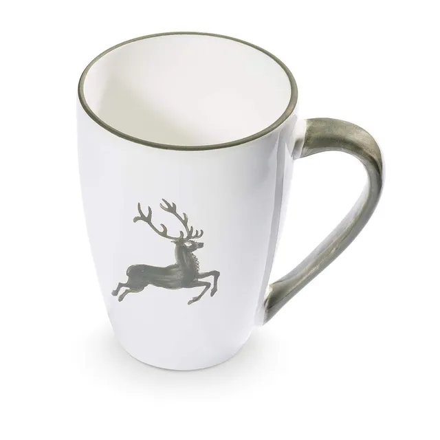 gmundner-keramik-fr-hst-cksbecher-supermax-0-5-liter-grauer-hirsch image 1