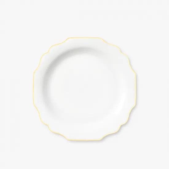 augarten-dessertteller-belvedere-mit-goldrand-20-cm-wiener-porzellan image 1